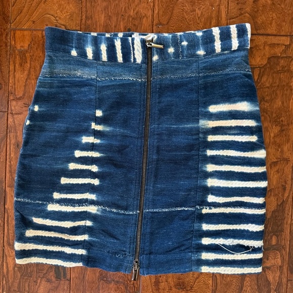 Studio 189 Indigo Miniskirt - Small *defect - Picture 5 of 9